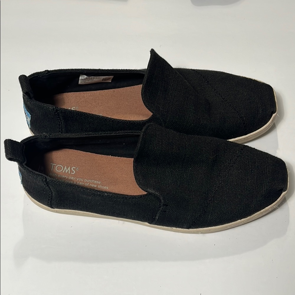 TOMS Women’s Black Slip-On Shoes